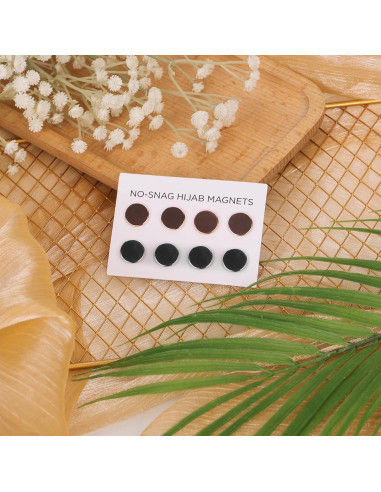 8 Alfileres Magnéticos para Hijab PEUTIER - Sin Agujas, 3.56cm