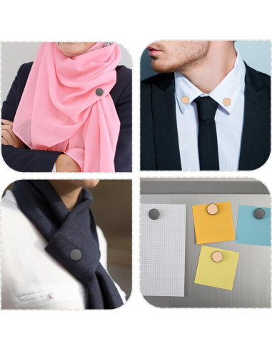 8 Alfileres Magnéticos para Hijab PEUTIER - Sin Agujas, 3.56cm