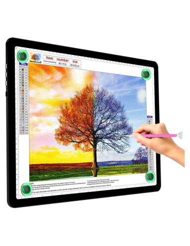 Tabla de Luz A3 KOBAIBAN con Brillo Ajustable y USB-C