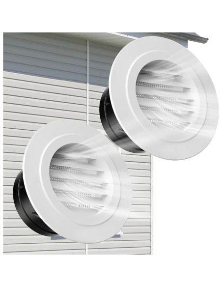 Rejillas de Soffit 10.16 cm ABS - Ventilación Exterior 2 Pzs Rejillas de Soffit 10.16 cm ABS - Ventilación Exterior 2 Pzs