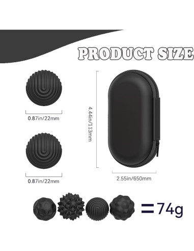 Bolas Magnéticas Antiestrés FZChenrry - Juguete Sensorial 8 Piezas