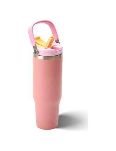 Botella de Agua Aislada EIFFELTON 40 oz Acero Inoxidable Rosa