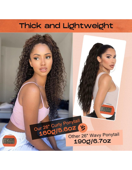 Extensión de Cola de Caballo Rizada SEIKEA 46 cm Negra Clip Extensión de Cola de Caballo Rizada SEIKEA 46 cm Negra Clip