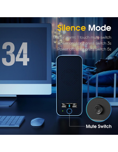 UPS 1000VA 600W GOLDENMATE Pro con Batería LiFePO4 y LCD UPS 1000VA 600W GOLDENMATE Pro con Batería LiFePO4 y LCD