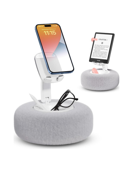 Soporte para Teléfono Viozon Gris para Cama y Kindle 3.5-7" Soporte para Teléfono Viozon Gris para Cama y Kindle 3.5-7"