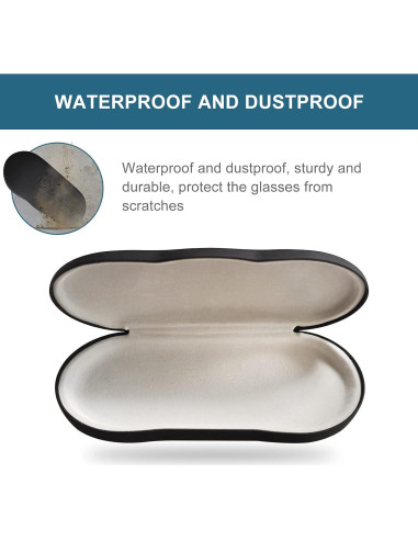 Estuche Duro para Gafas UpaClaire Negro Ultra-Ligero