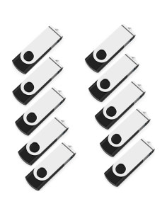 Paquete de 10 memorias USB 2.0 2GB MAKACTUA color negro 2