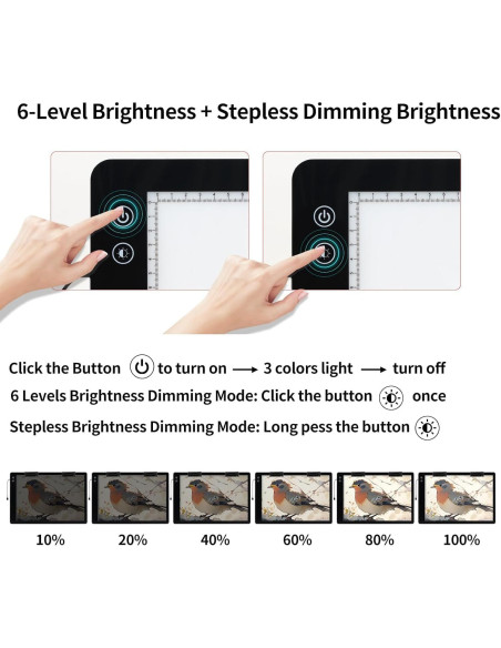 Tablero de Luz LED Elice A1 Recargable 90x60cm 6000mAh Tablero de Luz LED Elice A1 Recargable 90x60cm 6000mAh