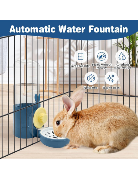 Dispensador de Agua para Conejos Kathson 0.5L Sin Goteo Dispensador de Agua para Conejos Kathson 0.5L Sin Goteo