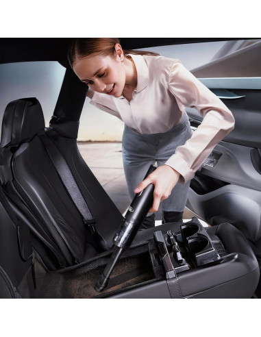 Aspiradora Portátil DEDC VC012 15000Pa Inalámbrica LED