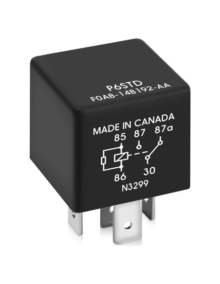 Relé Automotriz Gfdoso FOAB-14B192-AA 12VDC 40A 5 Pines Relé Automotriz Gfdoso FOAB-14B192-AA 12VDC 40A 5 Pines