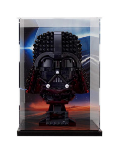 Caja de Exhibición Acrílica para Casco de Lego Darth Vader y Venom 2