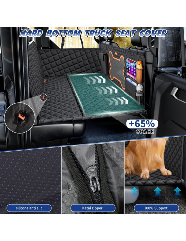 Funda de Asiento para Perros QINGTI XXL Camioneta Completa 181kg
