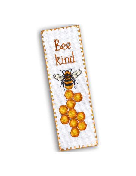 Kit de Bordado DIY Povitrulya Bee Kind - Punto de Cruz Contado Kit de Bordado DIY Povitrulya Bee Kind - Punto de Cruz Contado