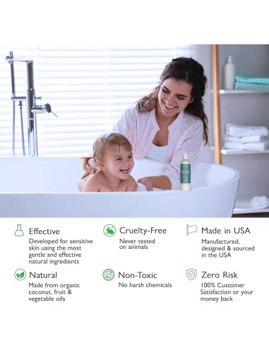 Acondicionador Orgánico para Bebés SoCal Suds 340g Sin Fragancia