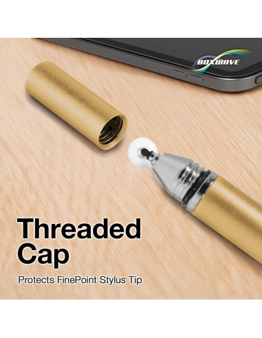 Stylus Capacitivo BoxWave FineTouch para ZZB ZB10 - Oro Champán