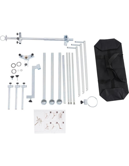 Dispensador de Bobinas de Tubería SHATUOA 600m Ajustable Dispensador de Bobinas de Tubería SHATUOA 600m Ajustable