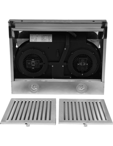 Campana Extractora de Cocina Uphilltool 24" Acero Inoxidable 3 Velocidades Campana Extractora de Cocina Uphilltool 24" Acero Inoxidable 3 Velocidades