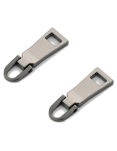 Tiradores de Cremallera Reemplazo TypoGrove 2 Pcs Metal 2.5 cm