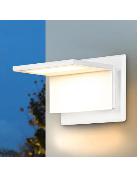 Lámpara de Pared LED Blanca 10W IP54 Aplique Exterior Lámpara de Pared LED Blanca 10W IP54 Aplique Exterior