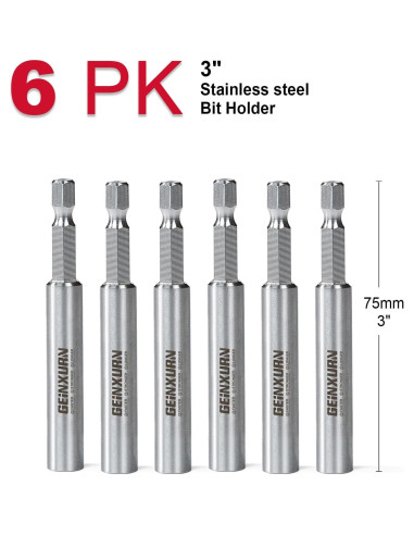 Soporte de Puntas 6PACK Acero Inoxidable 3" Magnético
