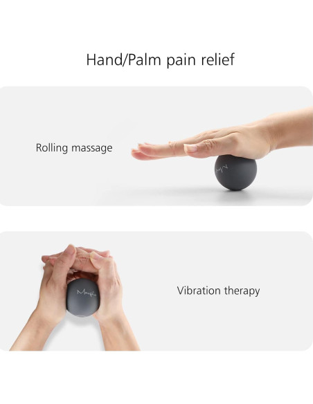 Mini bola de masaje eléctrica Maxgia 5 velocidades 5 cm azul Mini bola de masaje eléctrica Maxgia 5 velocidades 5 cm azul