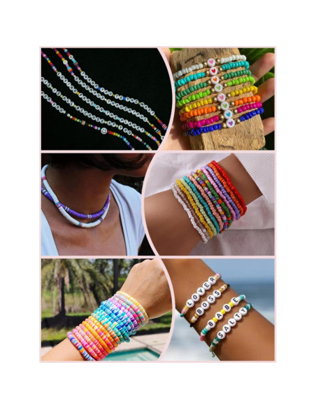 Kit de Cuentas de Vidrio LZOUOWO 16300pcs para Pulseras DIY Kit de Cuentas de Vidrio LZOUOWO 16300pcs para Pulseras DIY