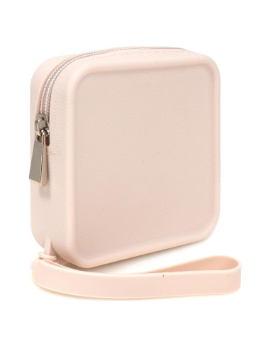 Bolsa de Maquillaje Mini Silicona Beige FFpaw 10x3.5cm