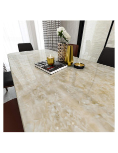 Papel Contacto Autoadhesivo de Mármol Beige 61x299 cm LIKILIKI