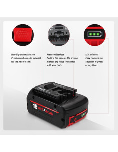 Batería Li-ion 18V 4.0Ah Bosch Reemplazo Herramientas Eléctricas 2