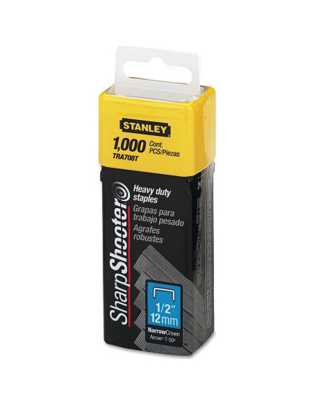 Grapas de alta resistencia Stanley BOSTRA708T 1000 unidades Grapas de alta resistencia Stanley BOSTRA708T 1000 unidades