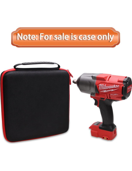 Funda LTGEM para Llave de Impacto Milwaukee M18 FUEL 25.1x25.9cm Funda LTGEM para Llave de Impacto Milwaukee M18 FUEL 25.1x25.9cm
