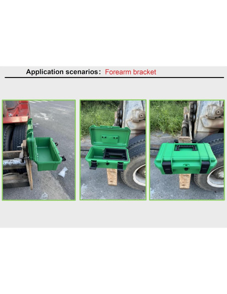 Caja de Herramientas ROPS SNNJKWT Verde 40.64 cm Multiusos Caja de Herramientas ROPS SNNJKWT Verde 40.64 cm Multiusos
