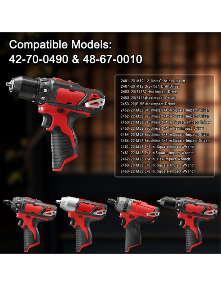 Kit de Clips de Cinturón Milwaukee M12 12V - 4 Piezas Kit de Clips de Cinturón Milwaukee M12 12V - 4 Piezas