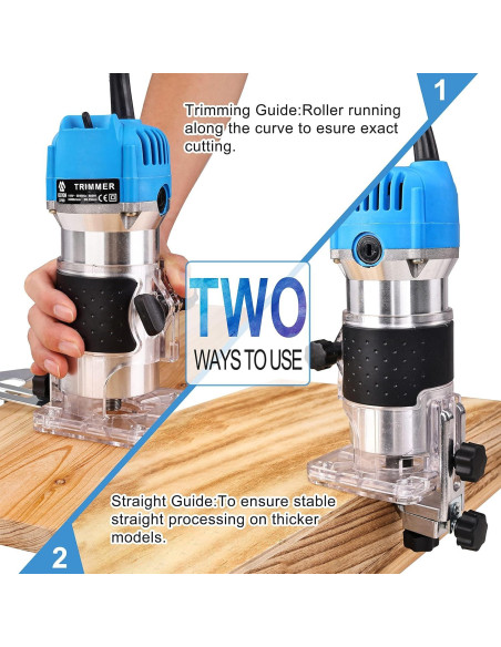 Router de Madera Elevon 800W Eléctrico con 11 Piezas Router de Madera Elevon 800W Eléctrico con 11 Piezas