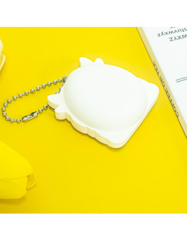 Funda de Silicona Rosa para Tamagotchi Original con Soporte