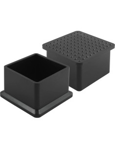 12 Tapones de Pierna de Silla HARSKIYER 38x38mm Antideslizantes 2