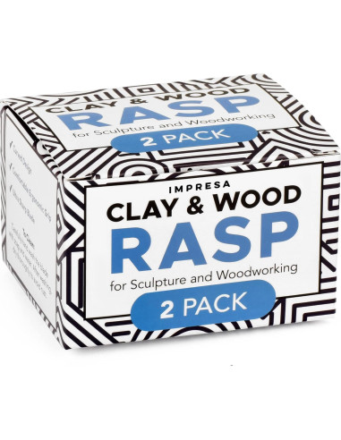 Herramienta de Raspado Surform IMPRESA 2-Pack para Arcilla y Madera