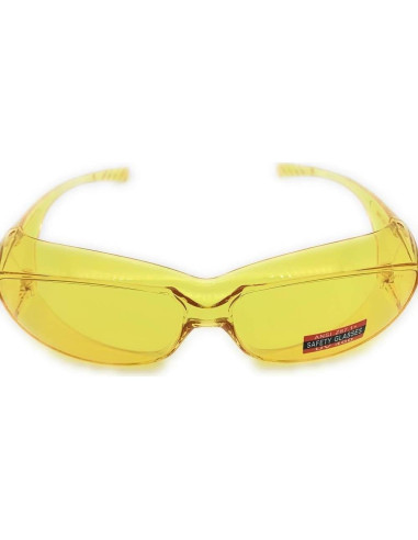 Gafas de Seguridad OTG ANSI Z87 UV 400 con Protección Lateral