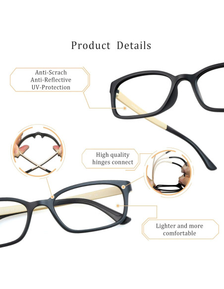 Gafas bloqueadoras de luz azul LifeArt, anti-fatiga ocular, unisex Gafas bloqueadoras de luz azul LifeArt, anti-fatiga ocular, unisex