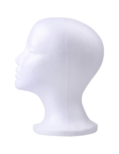 Cabeza de Maniquí de Espuma 3 Piezas Foraineam 28 cm Cabeza de Maniquí de Espuma 3 Piezas Foraineam 28 cm