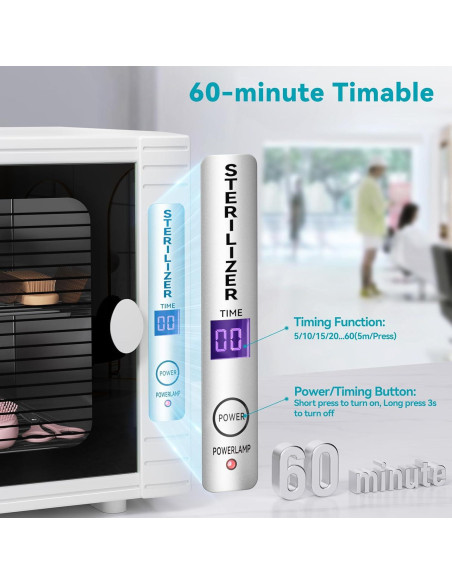 Gabinete de Esterilización U&V Verytop 12L con Temporizador Gabinete de Esterilización U&V Verytop 12L con Temporizador
