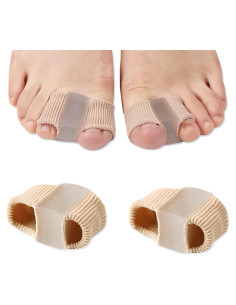 Separadores de Dedos de Gel Whycalon 2PCS para Juanetes