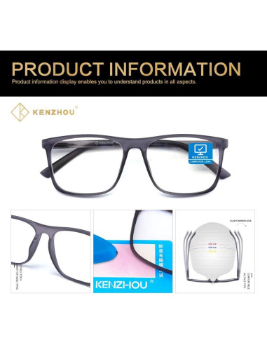 Gafas Anti Luz Azul K KENZHOU - 2 Paquetes Unisex