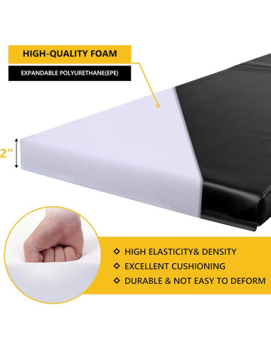 Protectores de Esquinas de Pared PHENEPUS 1.52m Negro