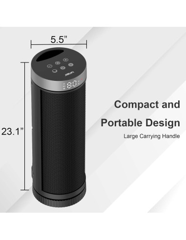 Calentador de Espacio JIBUFI PTC-SL1702 1500W Cerámico