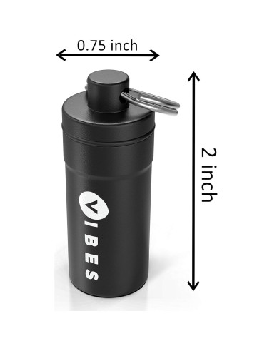 Estuche de Aluminio Impermeable Vibes para Tapones de Oídos