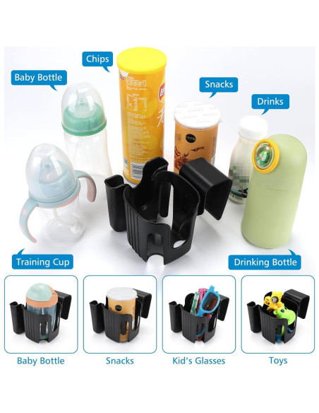 Soporte para Tazas de Niños Accmor AC8530 Negro Universal Soporte para Tazas de Niños Accmor AC8530 Negro Universal
