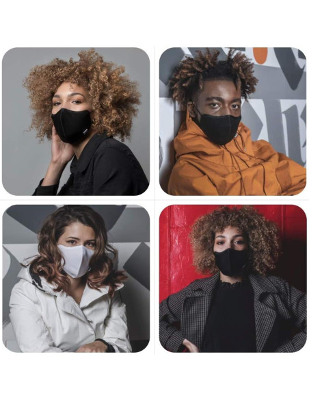Máscara Deportiva CloudMask Plus Blanca Transpirable Unisex Máscara Deportiva CloudMask Plus Blanca Transpirable Unisex