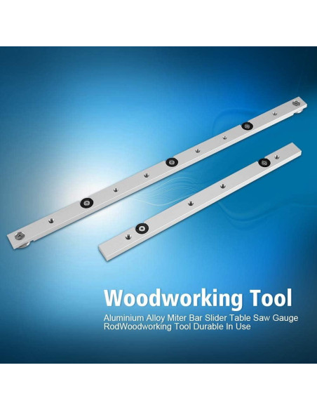 Barra de Inglete Wytino 300mm de Aluminio para Sierra de Banco Barra de Inglete Wytino 300mm de Aluminio para Sierra de Banco